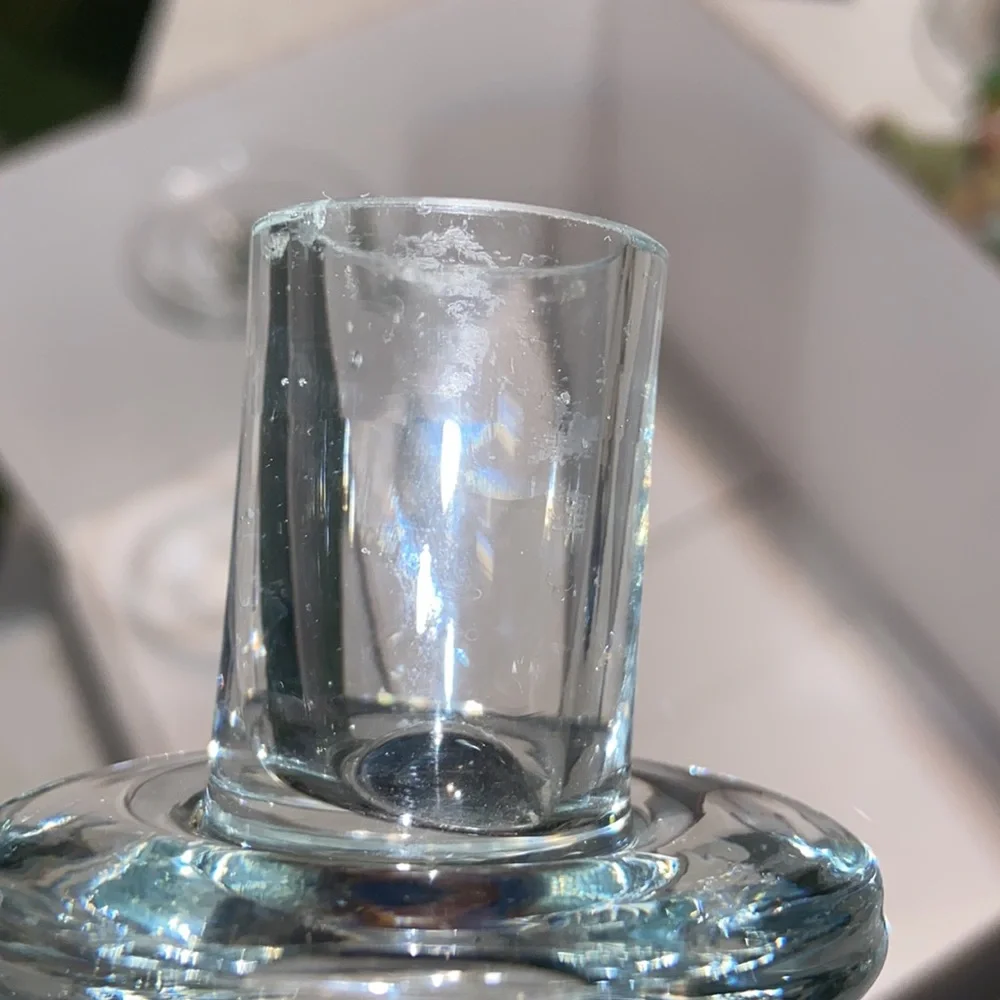 Pier 1 Imports Handblown Taper Glass Candle Holders